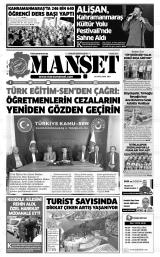 KAHRAMANMARAŞ MANŞET