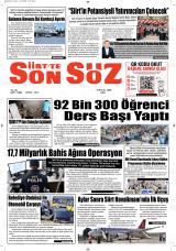 SİİRT’TE SON SÖZ