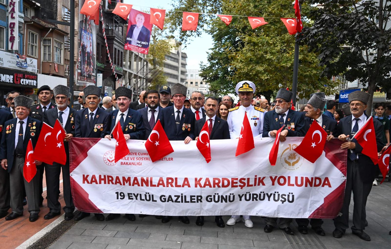 Kocaeli’de 19 Eylül Gaziler Günü Coşku ve Gururla Kutlandı