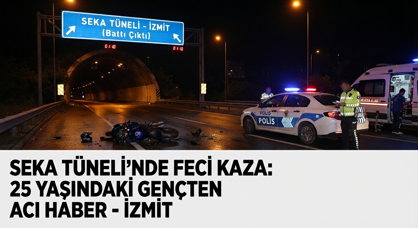 SEKA Tüneli’nde Feci Kaza: 25 Yaşındaki Gençten Acı Haber
