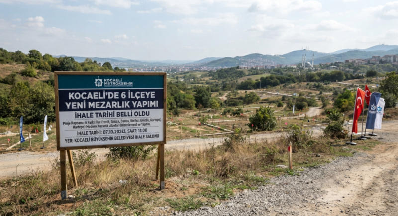 Kocaeli’de 6 İlçeye Yeni Mezarlık! İhale Tarihi Bakın Ne Zaman?