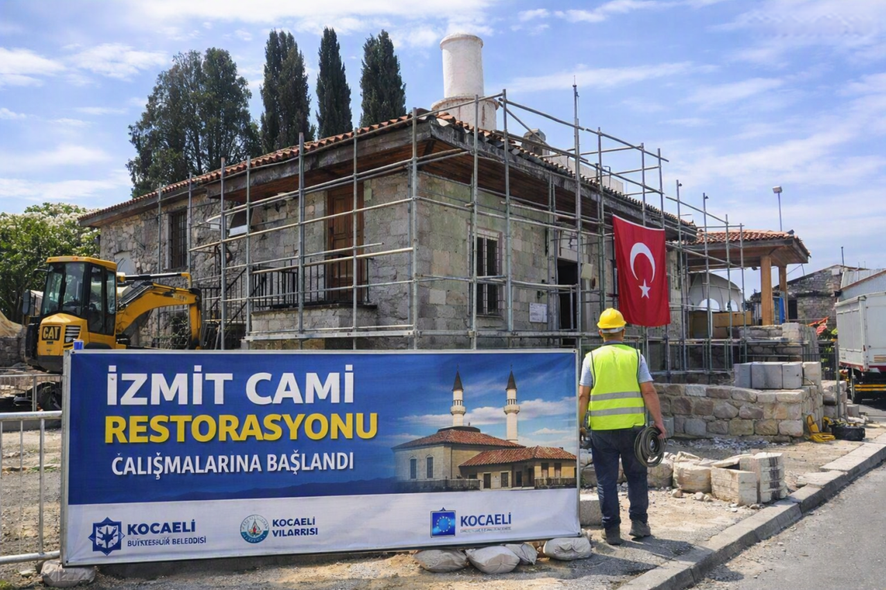 İzmit’in Tarihi Mirası Yenileniyor: O Camii Restorasyona Giriyor