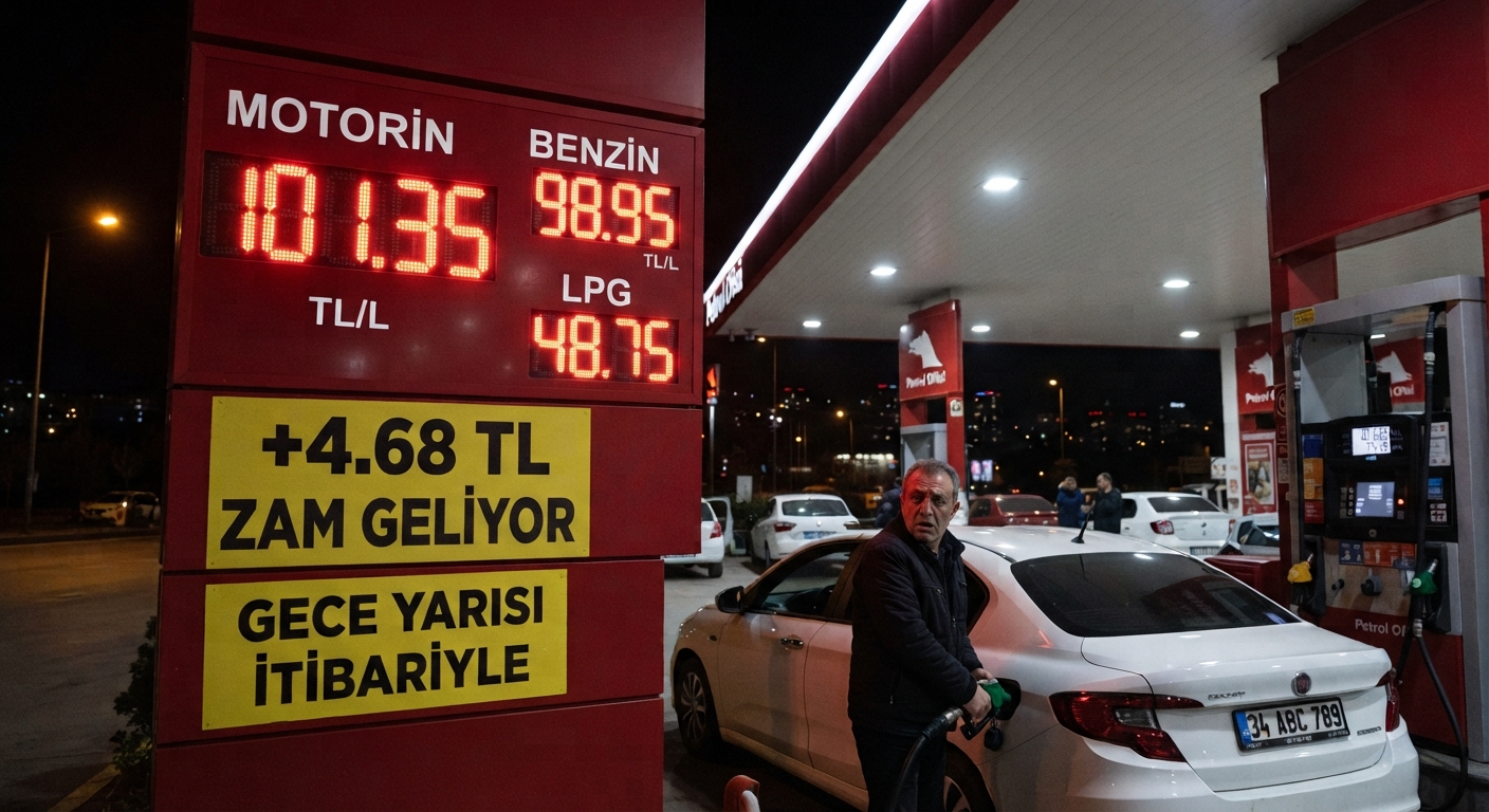 Motorine gece yarısı 4,62 TL zam! Fiyatlar 100 TL’yi aşacak